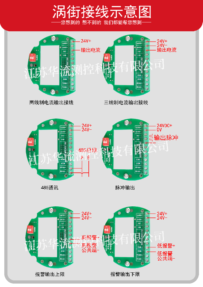 渦街流量計(jì)常見(jiàn)的接線(xiàn)，你知道嗎